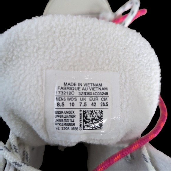 CONVERSE Chuck Taylor Crafted Leather Terrain Boots Sz .men 8.5...Women 10 - Picture 8 of 10